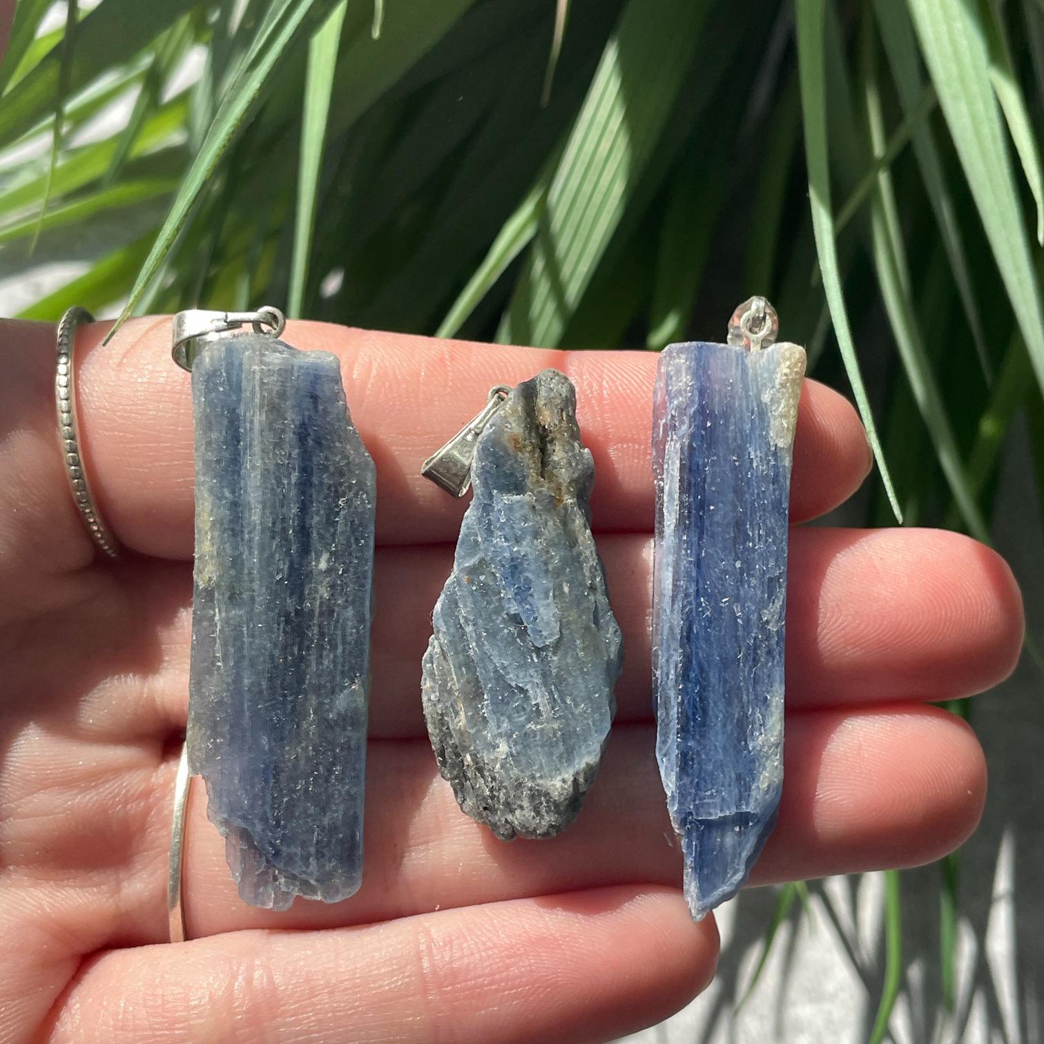 Rough Mini Pendant - Blue Kyanite Rough Mini Pendant - Blue Kyanite
